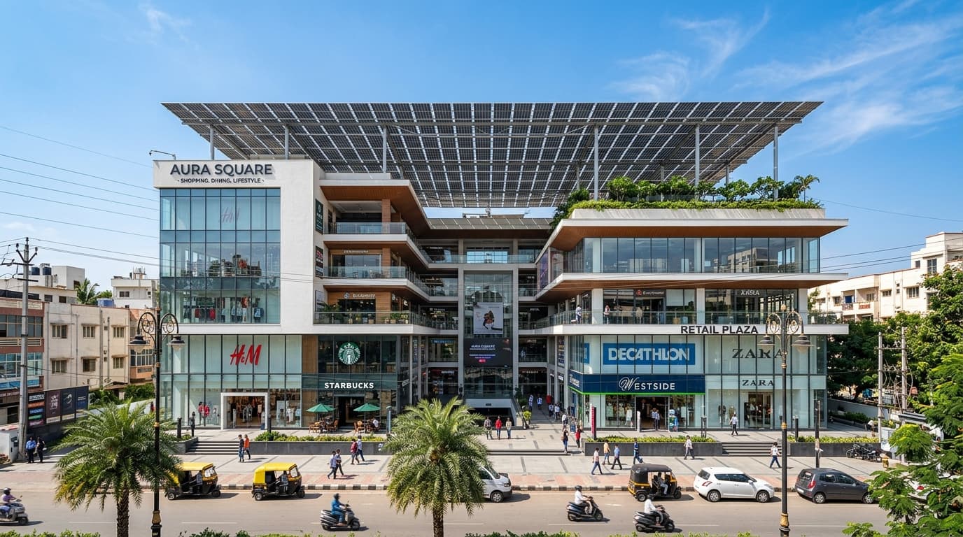 30 kW Commercial Plaza System